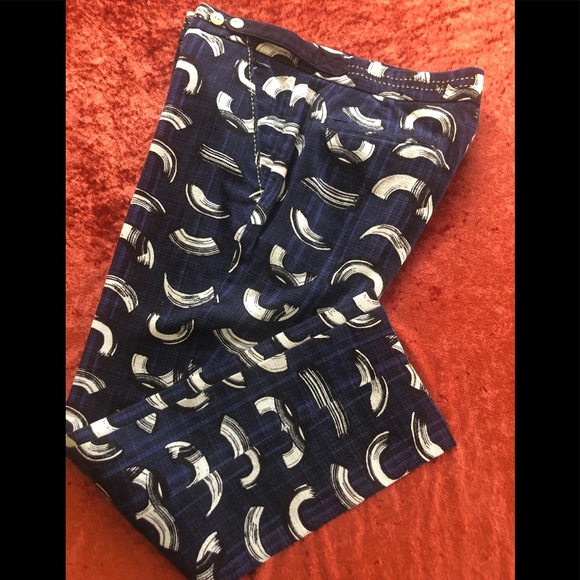 Print tailored 7/8 length pants - Anthropologie - Picture 4 of 6